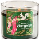 Bath & Body Works Evergreen Three Wick 14.5 Ounces Scented Candle