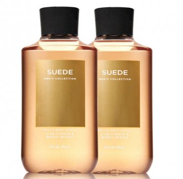 Bath & Body Works Suede For Men 2 - In -1 Hair + Body Wash Duo Set