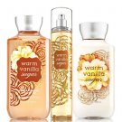 Bath & Body Works Warm Vanilla Sugar Trio Gift Set