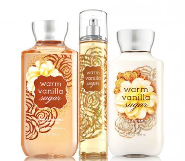 Bath & Body Works Warm Vanilla Sugar Trio Gift Set
