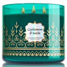Bath & Body Works Cardamom & Suede Limited Edition Three Wick 14.5 Ounces Candle