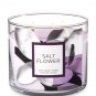 Bath & Body Works Salt Flower Three Wick 14.5 Ounces Scented Candle