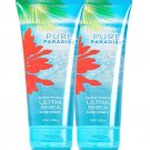 Bath & Body Works Pure Paradise - 1 Set of 2 - 8.0 Ounces Body Cream