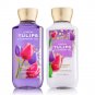 Bath & Body Works London Tulips & Raspberry Tea Body Lotion +Shower Gel Duo Set