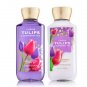 Bath & Body Works London Tulips & Raspberry Tea Body Lotion +Shower Gel Duo Set
