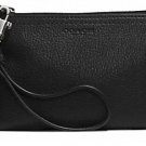 Coach Park Black Small Leather Wristlet