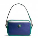 Coach Park French Blue Colorblock East West Pouch