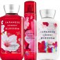 Bath & Body Works Japanese Cherry Blossom Trio Gift Set