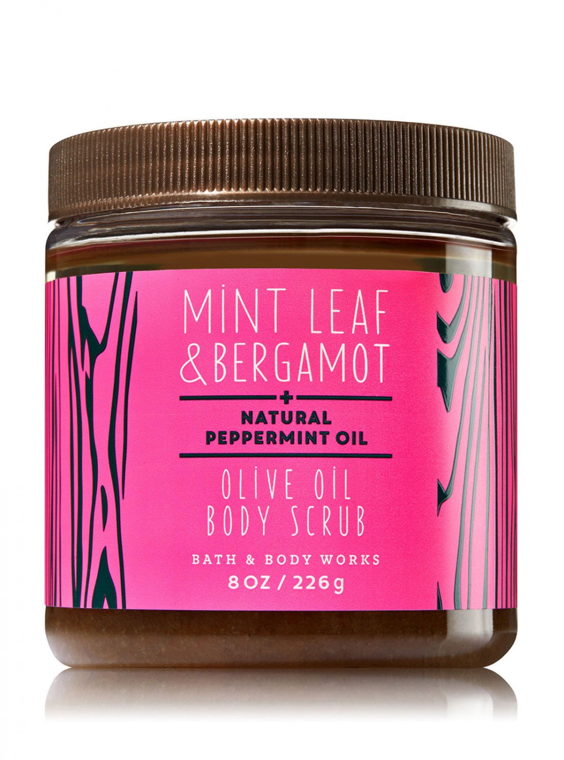 Bath & Body Works Mint Leaf & Bergamot 8.0 Ounces Olive Oil Body Scrub
