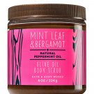 Bath & Body Works Mint Leaf & Bergamot 8.0 Ounces Olive Oil Body Scrub