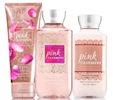 Bath & Body Works Pink Cashmere Trinity Gift Set