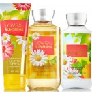 Bath & Body Works Love & Sunshine Trinity Gift Set