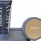 Bath & Body Works Birch & Argan Body Butter + Moisturizing Body Wash Duo Set