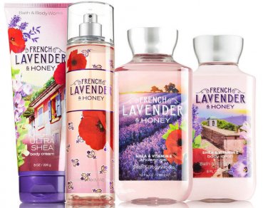 Bath & Body Works French Lavender & Honey Deluxe Gift Set