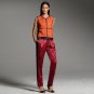 Narciso Rodriguez For DesigNation Orange Paisley Pajama Pants - Size Extra Large