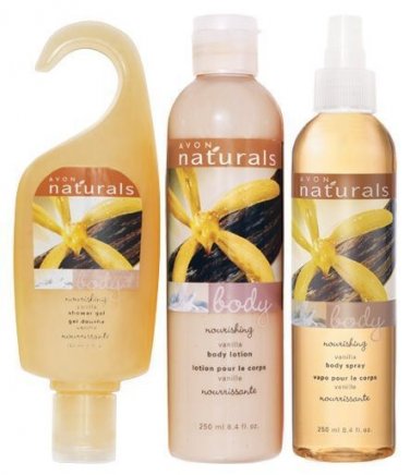 Avon Naturals Vanilla Trinity Gift Set