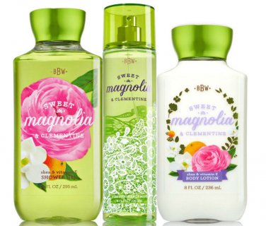 Bath & Body Works Sweet Magnolia & Clementine Trio Gift Set