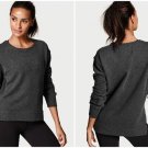 Victoria’s Secret Heather Charcoal High - Low Sweatshirt Size - Large