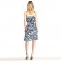RACHEL by Rachel Roy Blue//White Printed Spaghetti Straps Dress Size - Large