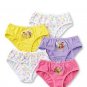 Disney Fairies Girls' (Size 2 -3) 5 - Pack Cotton Brief Panties