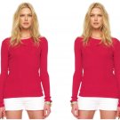 MICHAEL Michael Kors Pink Ribbed Knit Crewneck Sweater - Size Extra Large