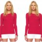 MICHAEL Michael Kors Pink Ribbed Knit Crewneck Sweater - Size Extra Large