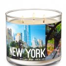 Bath & Body Works Rose Water & Ivy Three Wick 14.5 Ounces Scented Candle