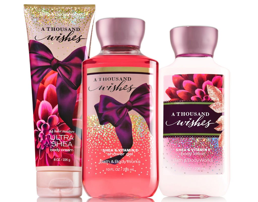 Bath & Body Works A Thousand Wishes Trinity Gift Set