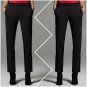 Narciso Rodriguez For DesigNation Black Crepe Tuxedo Pants - Size 10