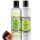The Body Shop Italian Summer Fig 8.4 Fluid Ounces Body Lotion + Shower Gel Set