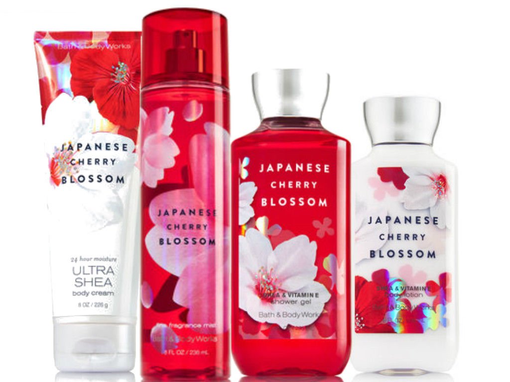 Bath & Body Works Japanese Cherry Blossom Deluxe Gift Set