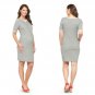 Liz Lange Maternity For Target Heather Grey Short Sleeve Dress -Size Extra Large