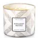 Bath & Body Works Bergamot Waters Three Wick 14.5 Ounces Scented Candle