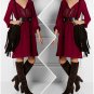 Altuzarra For Target Crimson Embroidered Pleated Georgette Dress - Size 10
