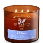 Bath & Body Works Aromatherapy Lavender & Vanilla Three Wick 14.5 Ounces Candle