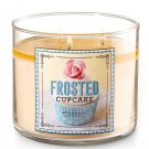 Bath & Body Works Frosted Cupcake Three Wick 14.5 Ounces Scented Candle