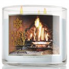 Bath & Body Works Marshmallow Fireside Three Wick 14.5 Ounces Scented Candle