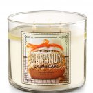 Bath & Body Works Honey Cinnamon Crumb Cake 3 Wick 14.5 Ounces Scented Candle