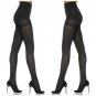 Maidenform Black Zig Zag Skinny Tights - Size Medium