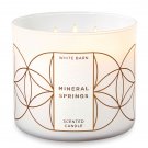White Barn Mineral Springs Three Wick 14.5 Ounces Scented Candle