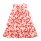 Petit Lem Girls' Peach Tiered Size - 18 Months Polka-Dot Dress