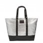 Victoria&acirc;��s Secret Limited Edition Large Metallic Silver Weekender Canvas Tote