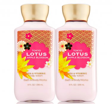 Bath & Body Works Tokyo Lotus & Apple Blossom - 1 Set of 2 - Body Lotion