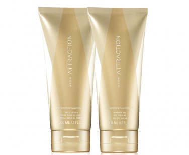 Avon Attraction For Her Body Lotion + Shower Gel Duo Set