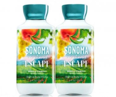 Bath & Body Works Sonoma Weekend Escape - 1 Set of 2 - Body Lotion