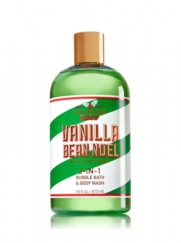 Bath & Body Works Vanilla Bean Noel 16.0 Fluid Ounces 2-in-1 Bubble & Body Wash