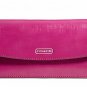 Coach Darcy Magenta Patent Leather Soft Wallet