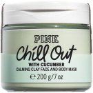 PINK By Victoria's Secret Chill Out With Cucumber 7 Ounces Clay Face & Body Mask