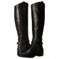 Coconut Plaza Black Vegan Leather Riding Boots - Size 9½ M