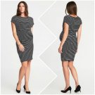 Old Navy Maternity Black/White Stripe Dolman Bodycon Dress Size - Extra Large